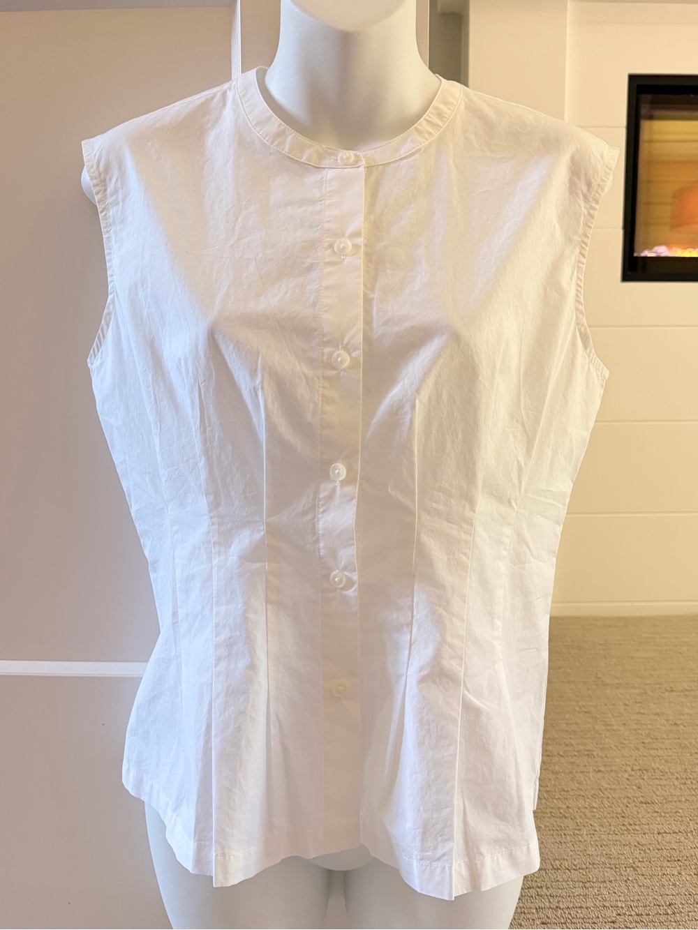 JENNI KAYNE Beautiful, Classic Lara Sleeveless Polin Top Sz S NWT $245!!